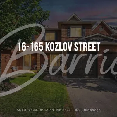 165,&nbsp;Kozlov, West Bayfield, Barrie
