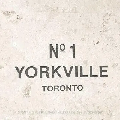 1,&nbsp;Yorkville, Annex, Toronto