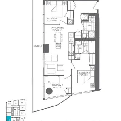100,&nbsp;Harbour, Waterfront Communities C1, Toronto