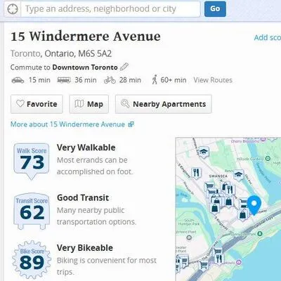 15,&nbsp;Windermere, High Park-Swansea, Toronto