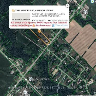 7690,&nbsp;Mayfield, Rural Caledon, Caledon