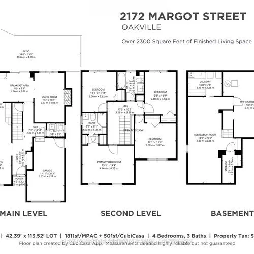 Premium freehold home for sale: 2172, Margot, 1015 - RO River Oaks, Oakville