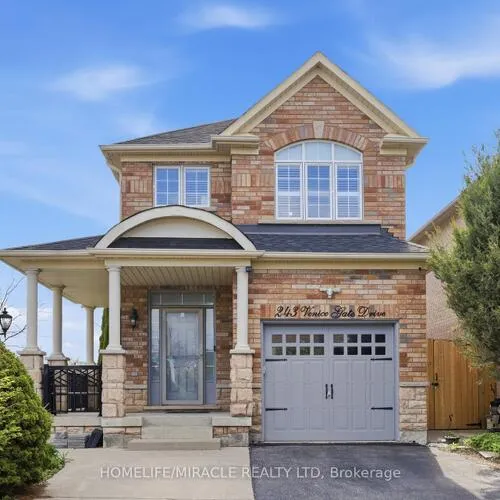 Premium freehold home for sale: 243, Venice Gate, Vellore Village, Vaughan