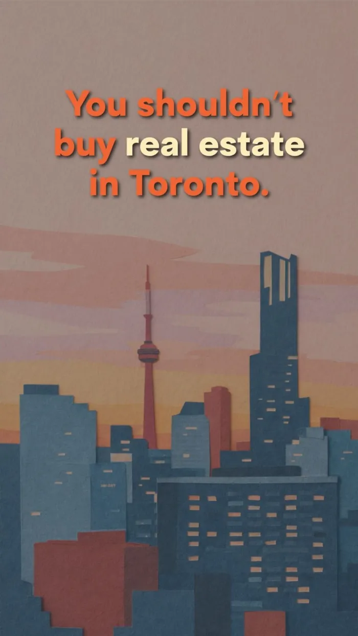 People always ask me if buying in Toronto...