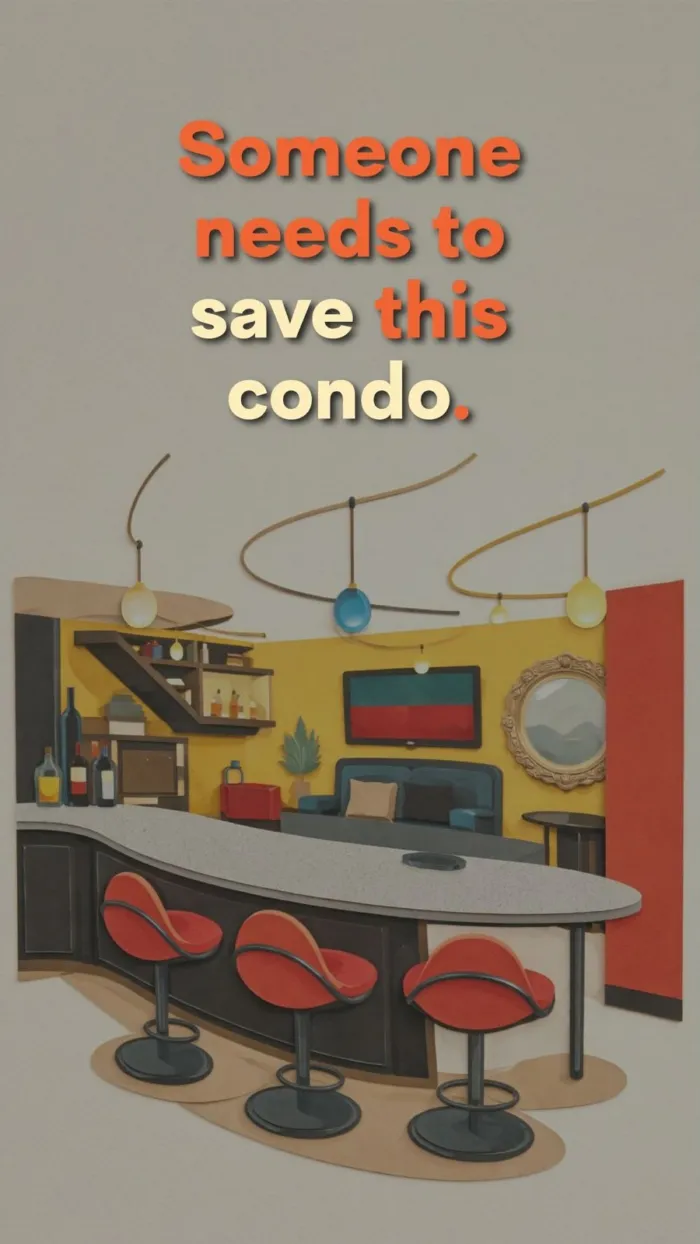 Someone is going to buy this condo and...