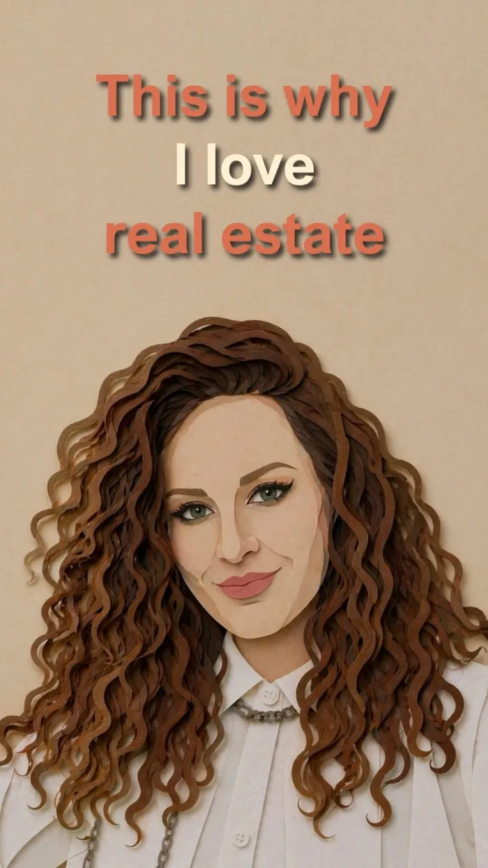 People think real estate is all about money,...
