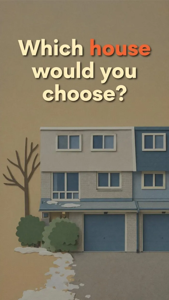 We saw four nearly identical townhouses in Aurora…...