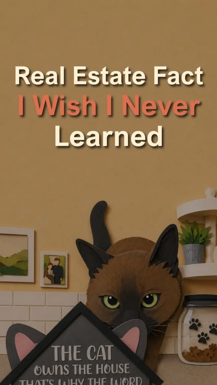 As a Realtor and cat mom, I feel...